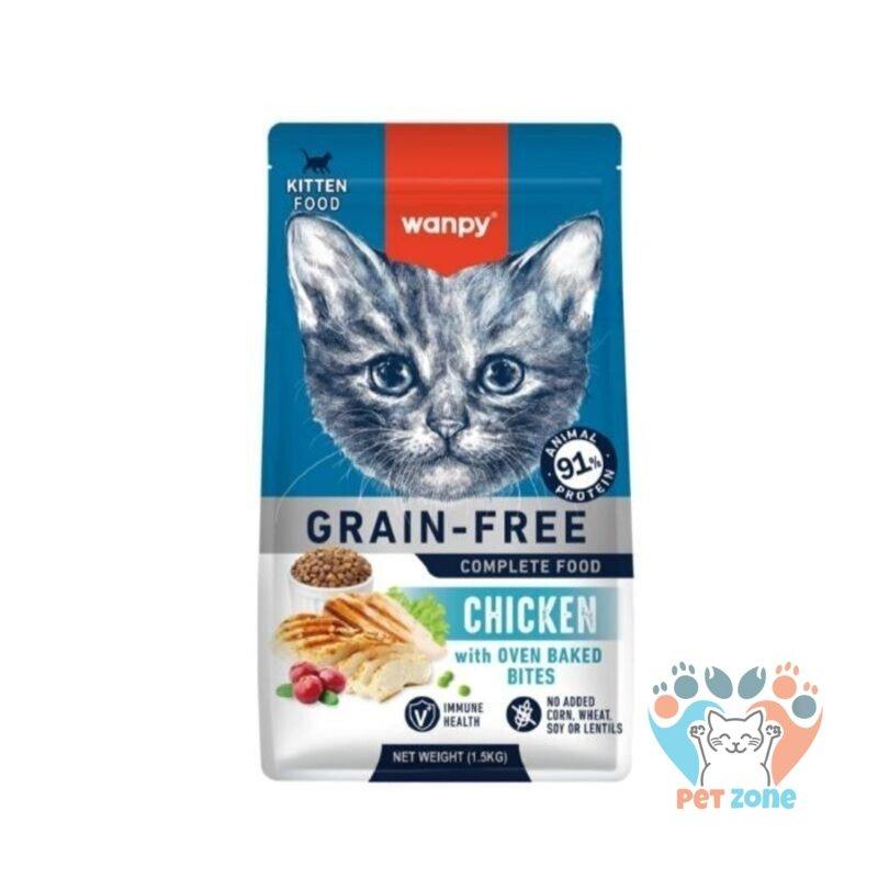 Wanpy Grain Free Kitten Food — Chicken