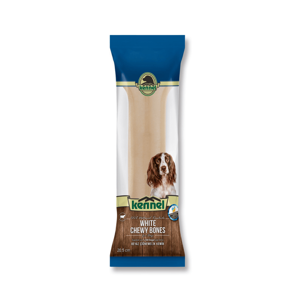 Kennel Dog Chew Bones - White Chewy Bones 150g (20.5cm X 1pcs)