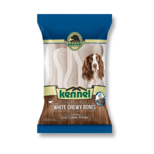 Kennel White Chewy Bones 100 gm (7.5cm x 4pcs)