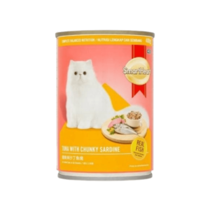 Smart Heart Cat Can Food - Tuna with Chunky Sardine 400g