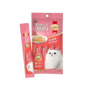 Smart Heart Creamy Cat Treats Salmon Flavor (15g x 4 pcs)