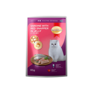 Smart Heart Pouch Sardine With Red Snapper In Jelly 85g