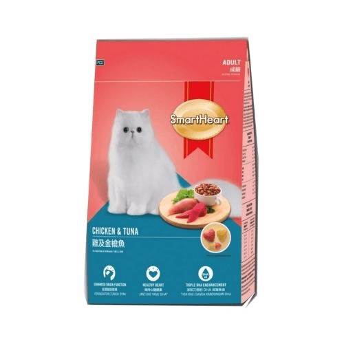 SmartHeart Adult Cat Food – with Chicken and Tuna 7kg