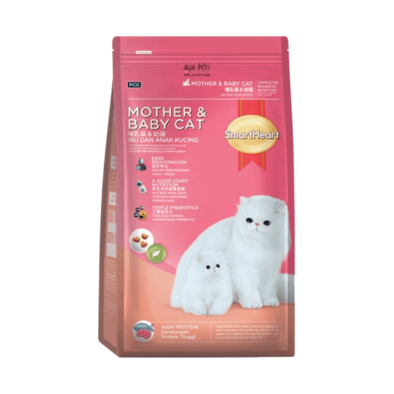 SmartHeart Dry Cat Food for Mother and Baby Cat 10kg