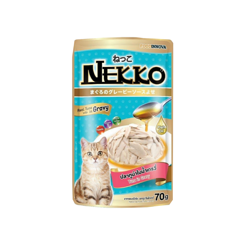 Nekko Pouch Cat Food - Tuna In Gravy 70g