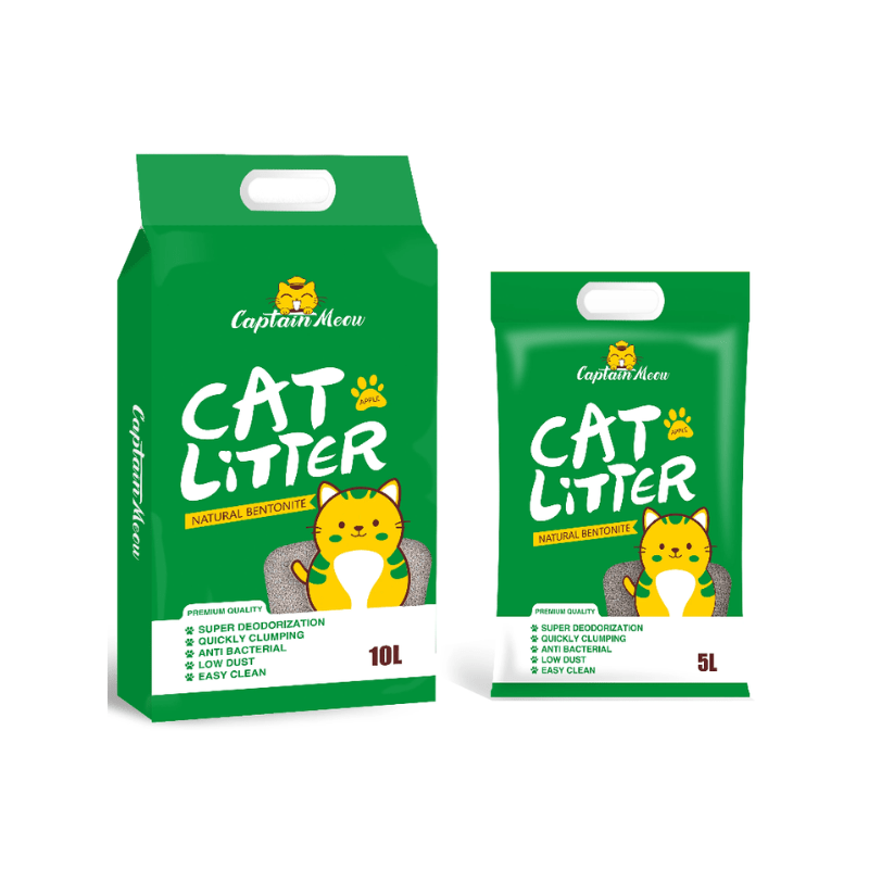 Captain-Meow-Bentonite-Cat-Litter-Apple