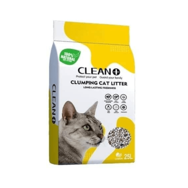Clean-Plus-Clumping-Cat-Litter-Lemon