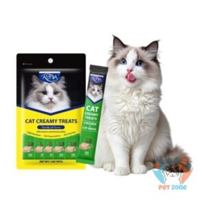 Amna Cat Creamy Treat Chicken Cat Grass Flavor (5×15g)