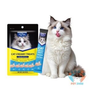 Amna Cat Creamy Treat Chicken Goat Milk Flavor (5×15g)