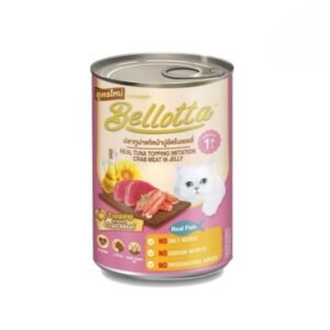 Bellotta Cat Canned Food Real Tuna Topping Imitation Crab Meat in Jelly 400g