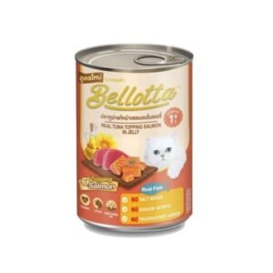Bellotta Cat Canned Food Real Tuna Topping Salmon In Jelly 400g