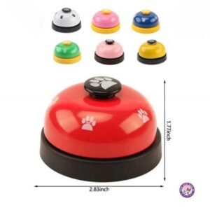 Cat Dog Feeding Dinner Bell Toy Pet Training Ring Bell Educational Toy Pet Training