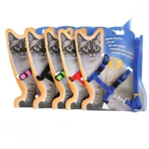 Cat Plain Harness with Leash and Adjustable