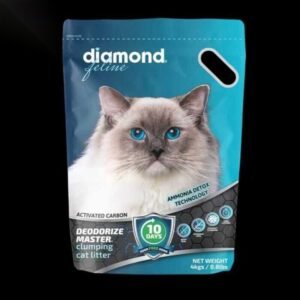 Diamond Feline Activated Carbon Deodorize Master Clumping Cat Litter 4kgs