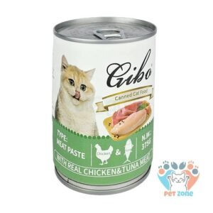 GIBO Cat Can Food Chicken Tuna Flavor MEAT PASTE 375g