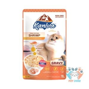 Kaniva Tuna and Shrimp In Gravy Pouch 70gm