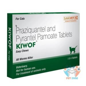 Kiwof Cat Dewormer Tablets | Deworming Tablets For Cats ( 1 Tablet )