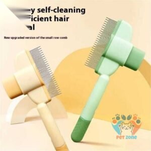 Pet Grooming Brush for Dogs Cats Self Cleaning Comb One Button Hair Remover Massage Shedding Tool Long Short Fur Deshedder