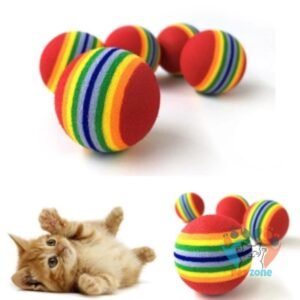 Rainbow Cat Playing Ball Toys-(1Pcs)