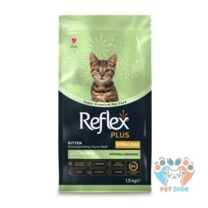 Reflex Plus Kitten Cat Food Sterilised with Chicken 1.5kg