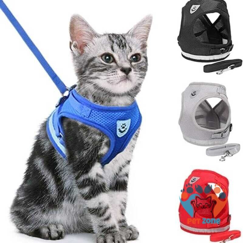 Regular Cat Body Harness And Leash
