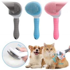 Round Shape Premium Automatic Grooming Brush