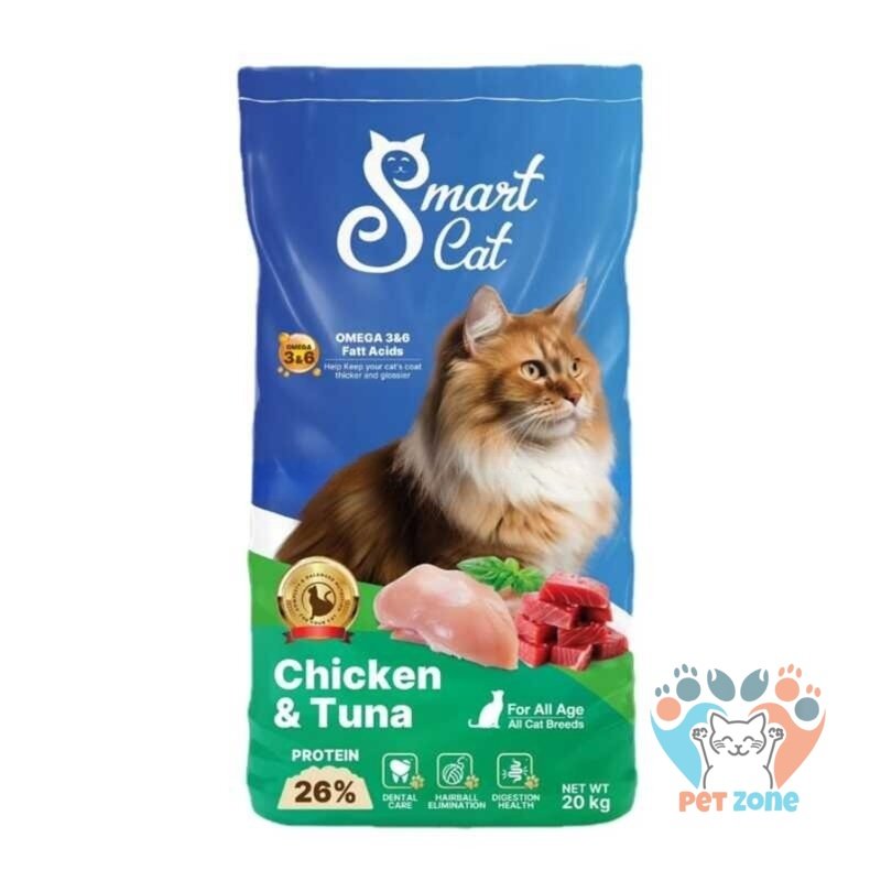 Smart Cat Chicken and Tuna for All Age 20kg