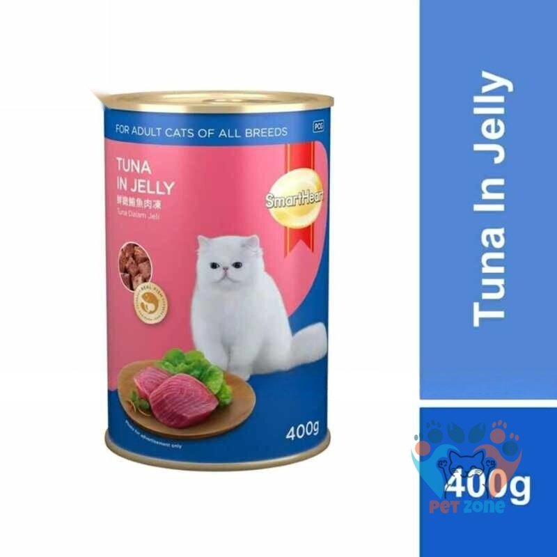 SmartHeart Cat Canned Food Tuna In Jelly 400gm