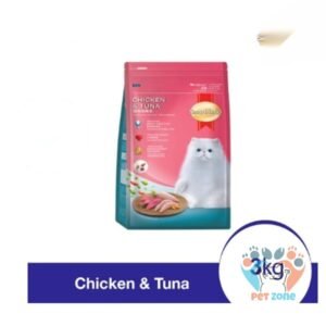 Smartheart Dry Cat Food Adult 1+Chicken and Tuna 3kg