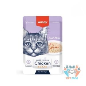 Wanpy Super Premium Chicken and Crab For Cats 85g